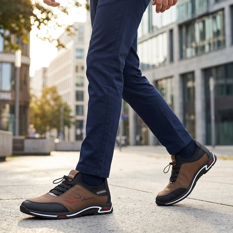 Herren Slip-On-Freizeitschuhe mit leichter, flexibler Sohle