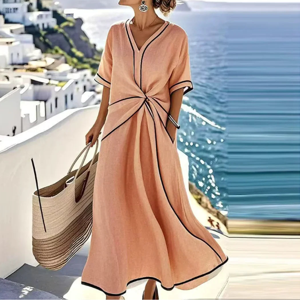 Moria™ - Elegantes Kleid mit Schmeichelnder Taille und Festlichem Chic