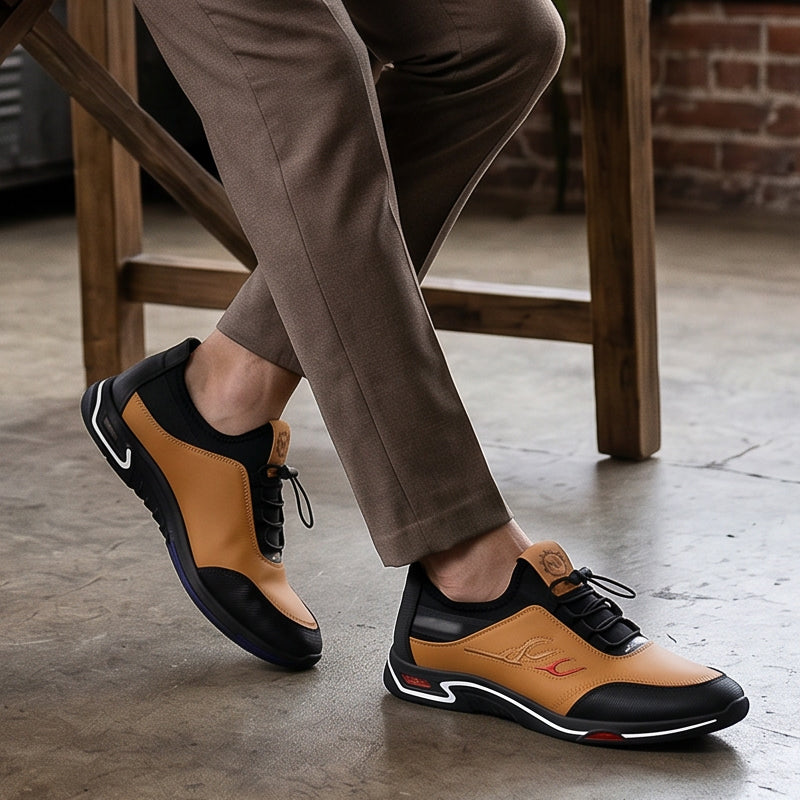 Herren Slip-On-Freizeitschuhe mit leichter, flexibler Sohle