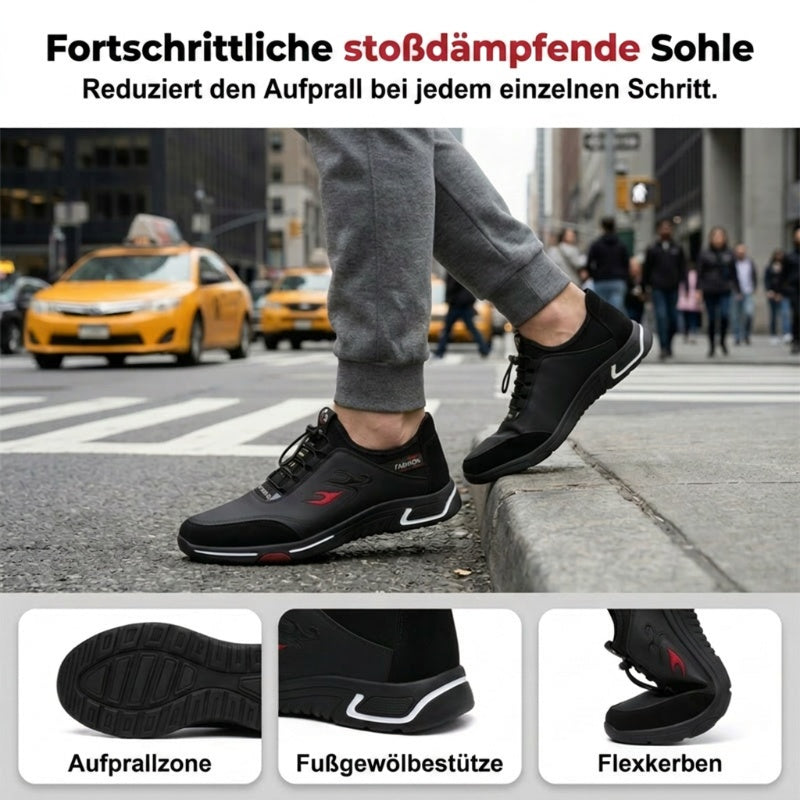 Herren Slip-On-Freizeitschuhe mit leichter, flexibler Sohle