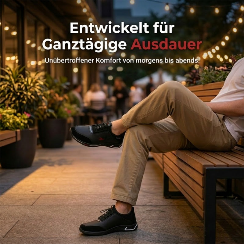 Herren Slip-On-Freizeitschuhe mit leichter, flexibler Sohle
