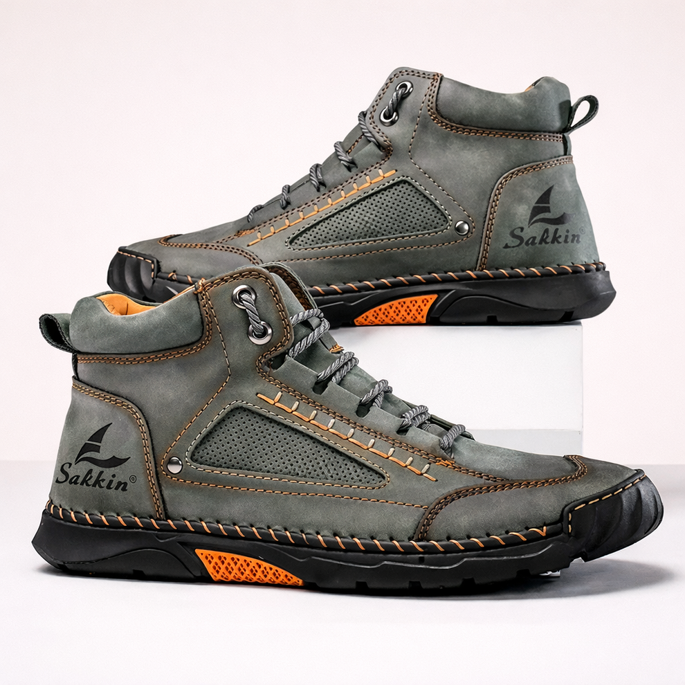 Herren Komfort-Schnürstiefel mit Fußgewölbe-Unterstützung