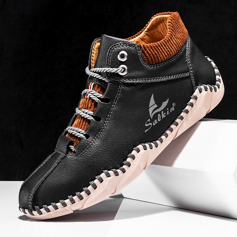 [Copy]Herren Leder-Slipper mit Fußgewölbestütze