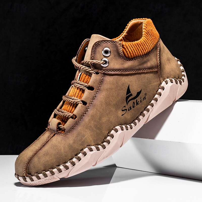 [Copy]Herren Leder-Slipper mit Fußgewölbestütze