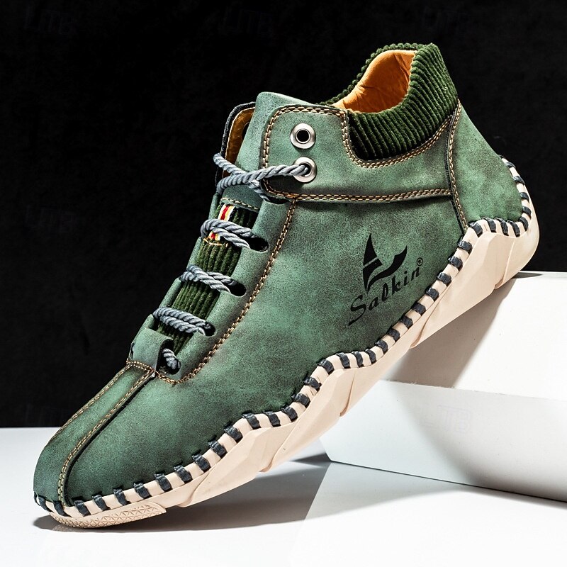 [Copy]Herren Leder-Slipper mit Fußgewölbestütze