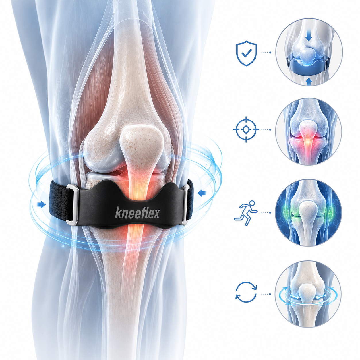 KneeFlex™ Patellaband – gezielte Unterstützung unterhalb der Kniescheibe