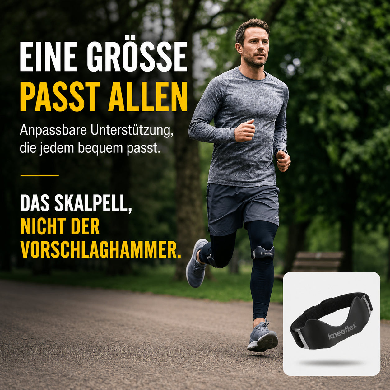KneeFlex™ Patellaband – gezielte Unterstützung unterhalb der Kniescheibe