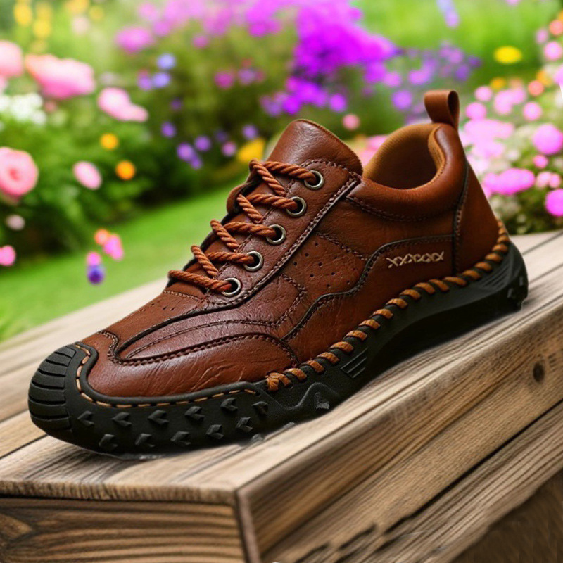 50 % Rabatt - Herren-Echtlederschuhe Robust. Bequem. Für jeden Tag.