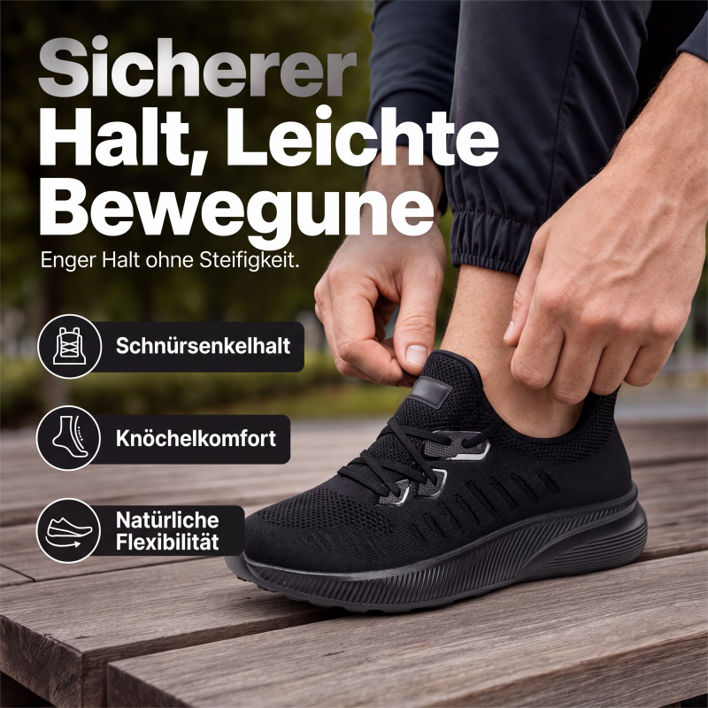 Leichte Herren Sneaker mit atmungsaktivem Mesh-Obermaterial