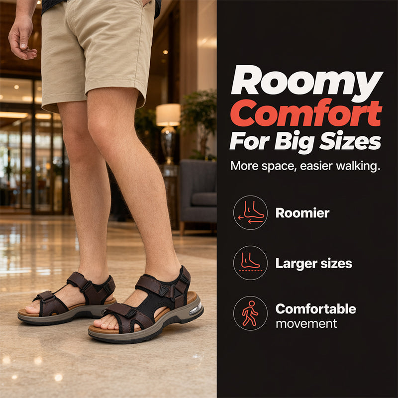 🏃‍♂️ 50 % Rabatt –Herren Komfort-Sandalen mit Verstellbaren Riemen🌿