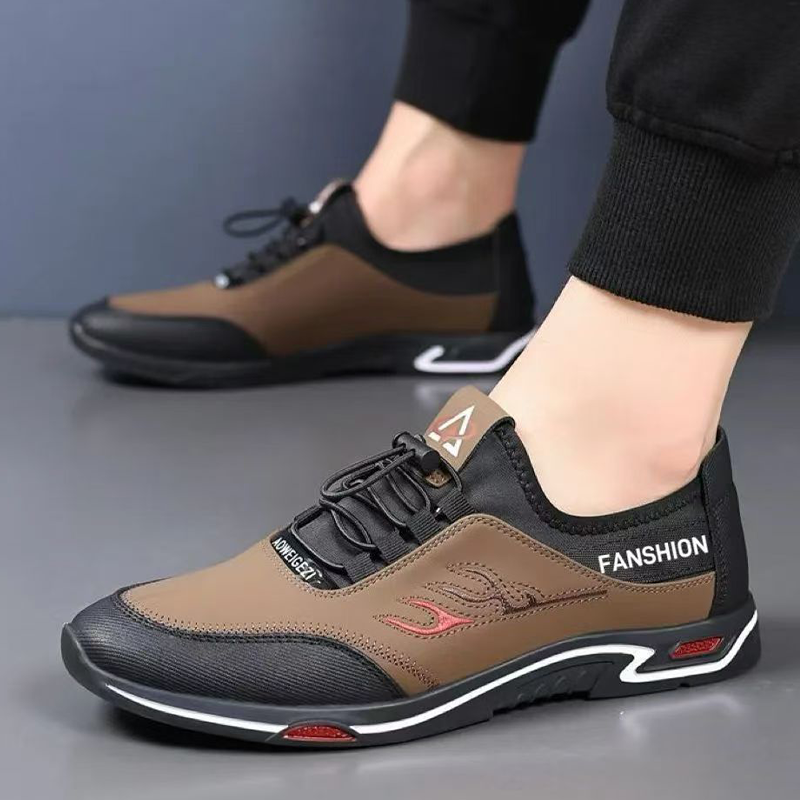 Herren Slip-On-Freizeitschuhe mit leichter, flexibler Sohle