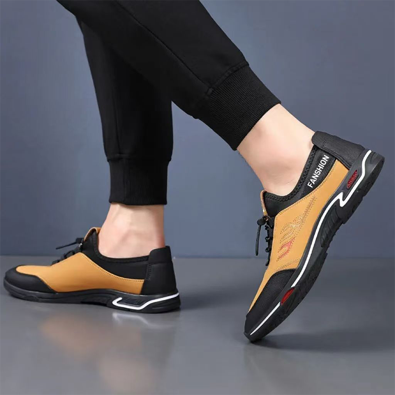 Herren Slip-On-Freizeitschuhe mit leichter, flexibler Sohle
