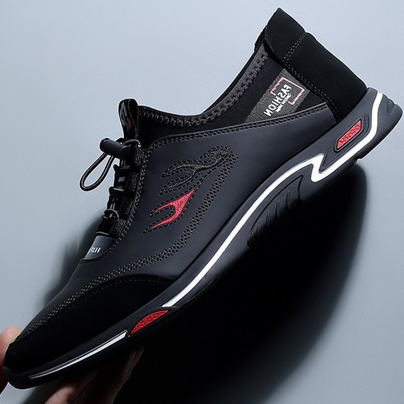 Herren Slip-On-Freizeitschuhe mit leichter, flexibler Sohle