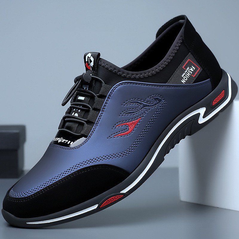 Herren Slip-On-Freizeitschuhe mit leichter, flexibler Sohle