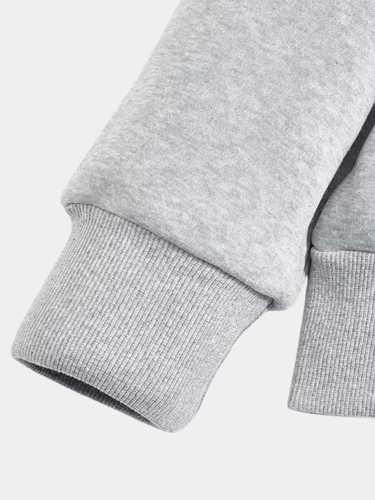 Herrwert | Klassischer Herren-Sweatpullover mit Stehkragen und Reißverschluss für Alltag und Freizeit
