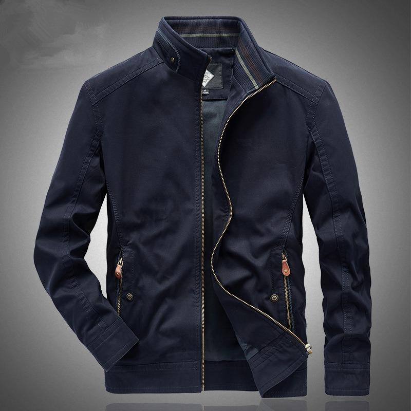 Casual Army Military Jacke Männer Plus Größe M-6XL Jaqueta Masculina Air Force One Frühling & Herbst Cargo Herren Stehkragen jacken Mantel