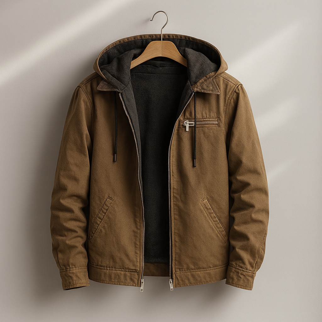 Herrwert | Robuste Herrenjacke mit weichem Innenfutter für Alltag und Freizeit