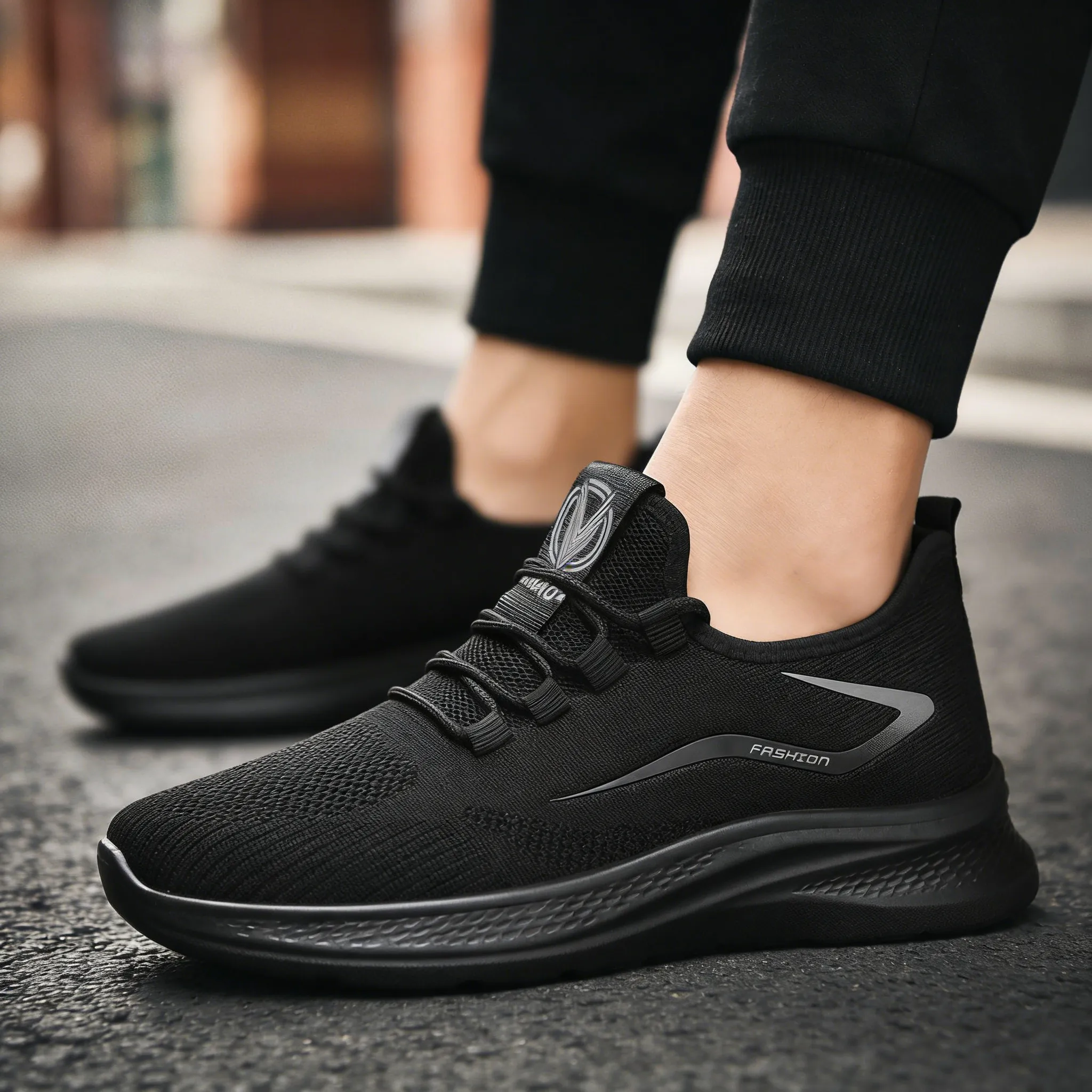 Atmungsaktive und leichte Sportschuhe – Ergonomisch geformte, weiche und bequeme orthopädische Herren-Sportschuhe (bieten Unterstützung des Fußgewölbes und lindern Beschwerden) | Kostenloser Versand