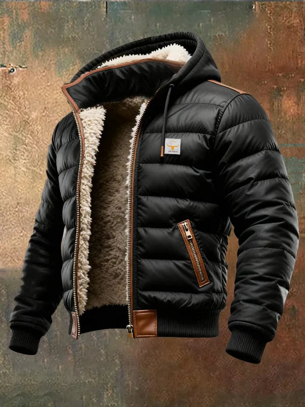 Herrwert | Premium Sherpa-Winterjacke