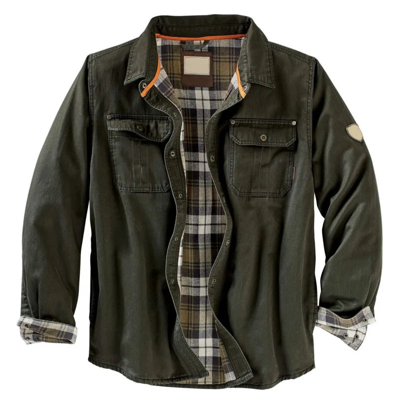 🔥50% Rabatt🔥 Aldo | Herren-Vintage-Baumwolljacke im Casual-Stil