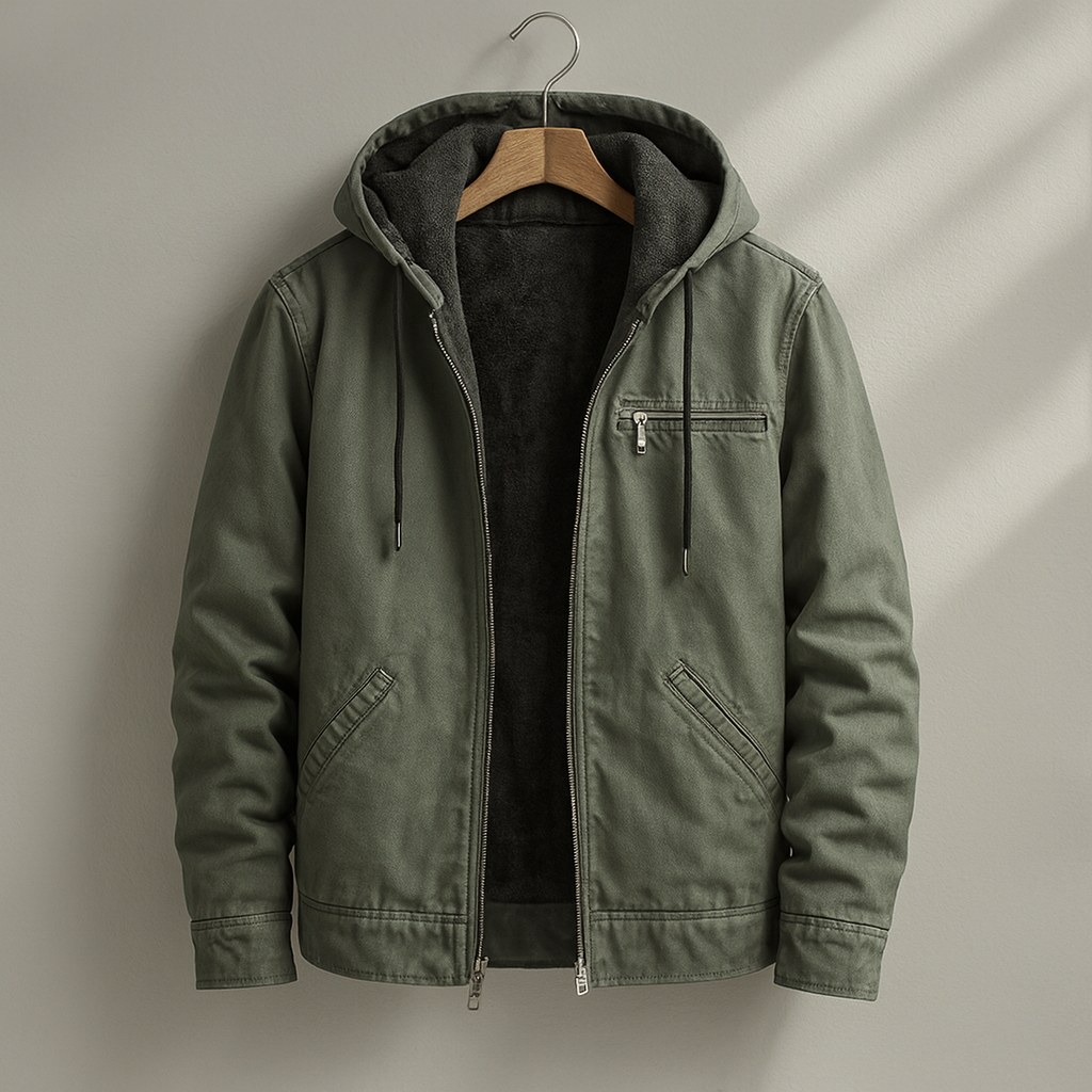 Herrwert | Robuste Herrenjacke mit weichem Innenfutter für Alltag und Freizeit