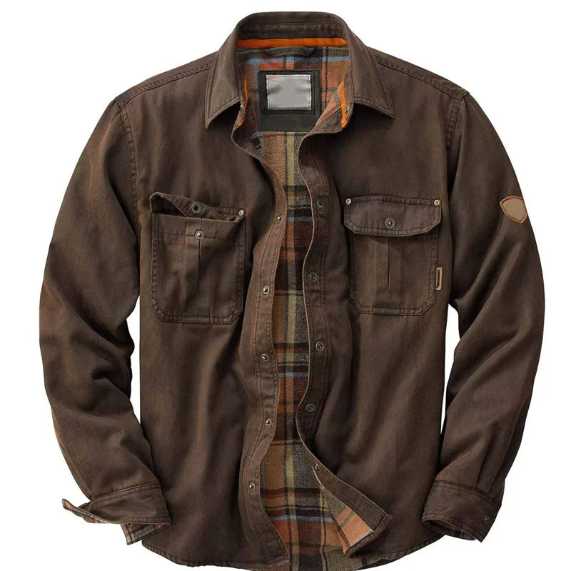 🔥50% Rabatt🔥 Aldo | Herren-Vintage-Baumwolljacke im Casual-Stil