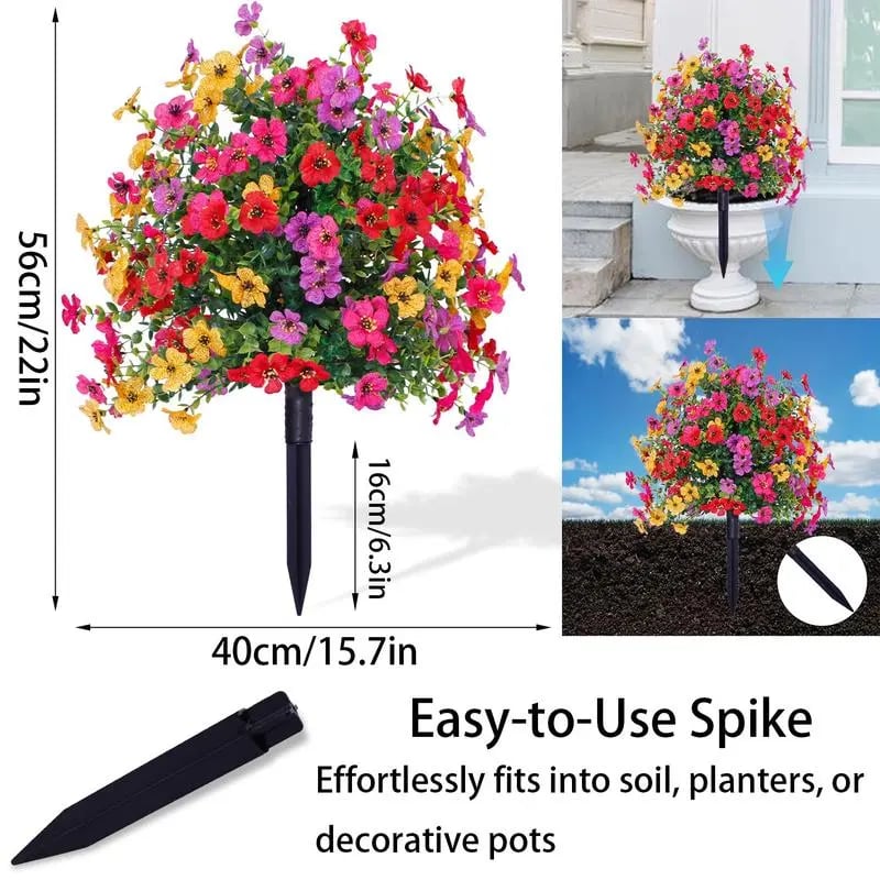 🔥 Artificial Flowers for Outdoor Indoor Garden Home Decoration