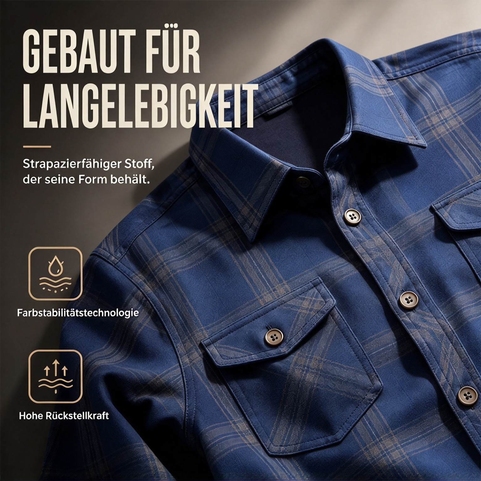 ✨Men's Casual Plaid Long Sleeve Shirt – Classic Long Sleeve Check Shirt For Everyday Smart-Casual Style 👔