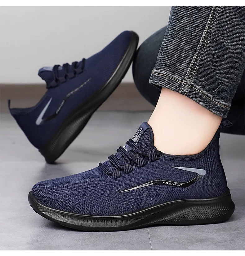 Atmungsaktive und leichte Sportschuhe – Ergonomisch geformte, weiche und bequeme orthopädische Herren-Sportschuhe (bieten Unterstützung des Fußgewölbes und lindern Beschwerden) | Kostenloser Versand