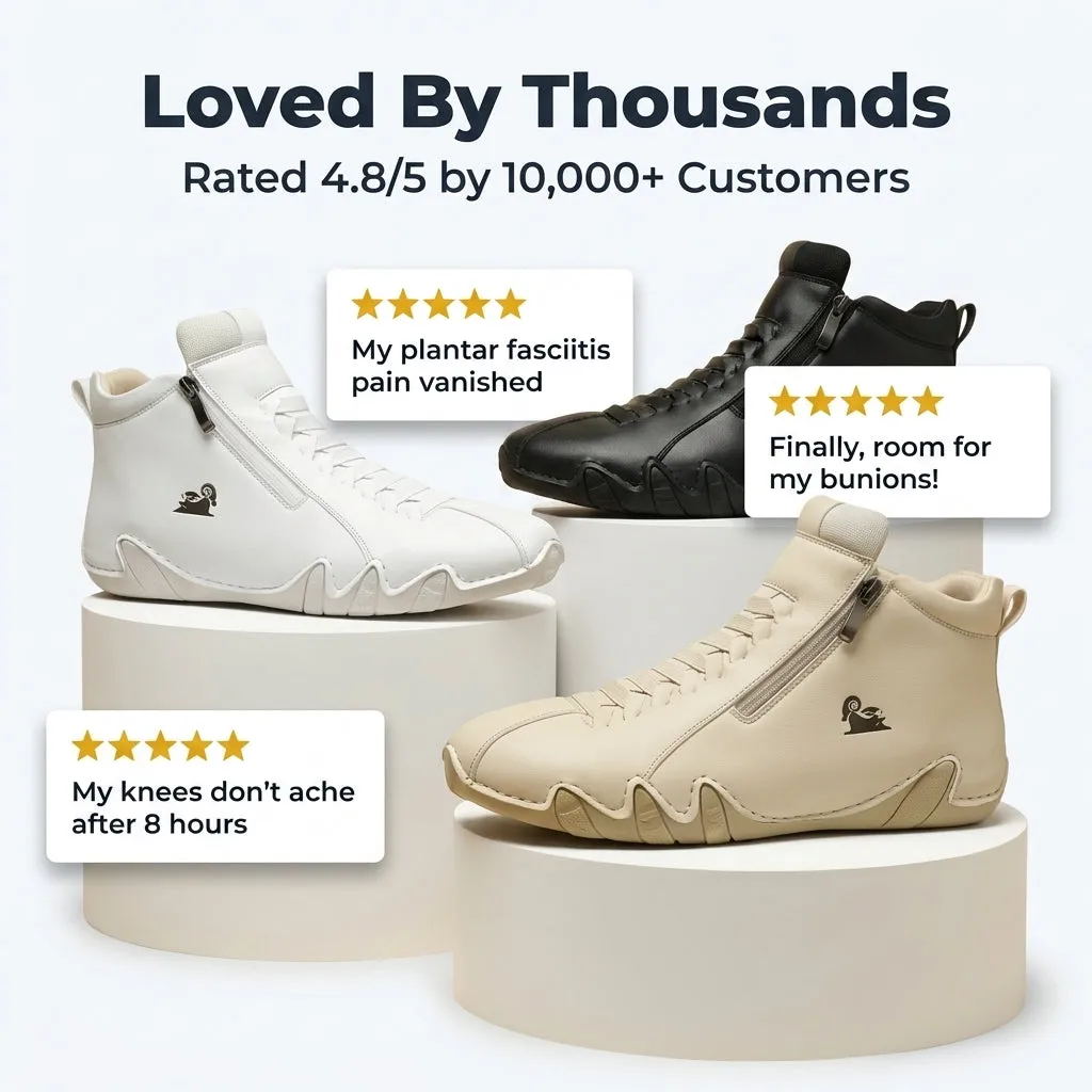 Bestseller Handgenähte Damenschuhe mit Gummisohle – Bequeme flache Mütterschuhe für Herbst und Winter
