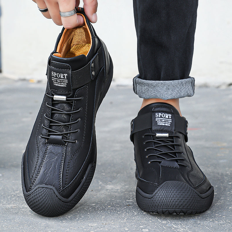 ⏱️LETZTER TAG! 60 % RABATT🔥Handgenähte, rutschfeste Freizeitstiefel für Herren aus Leder | Stilvolle und lässige Herrenschuhe