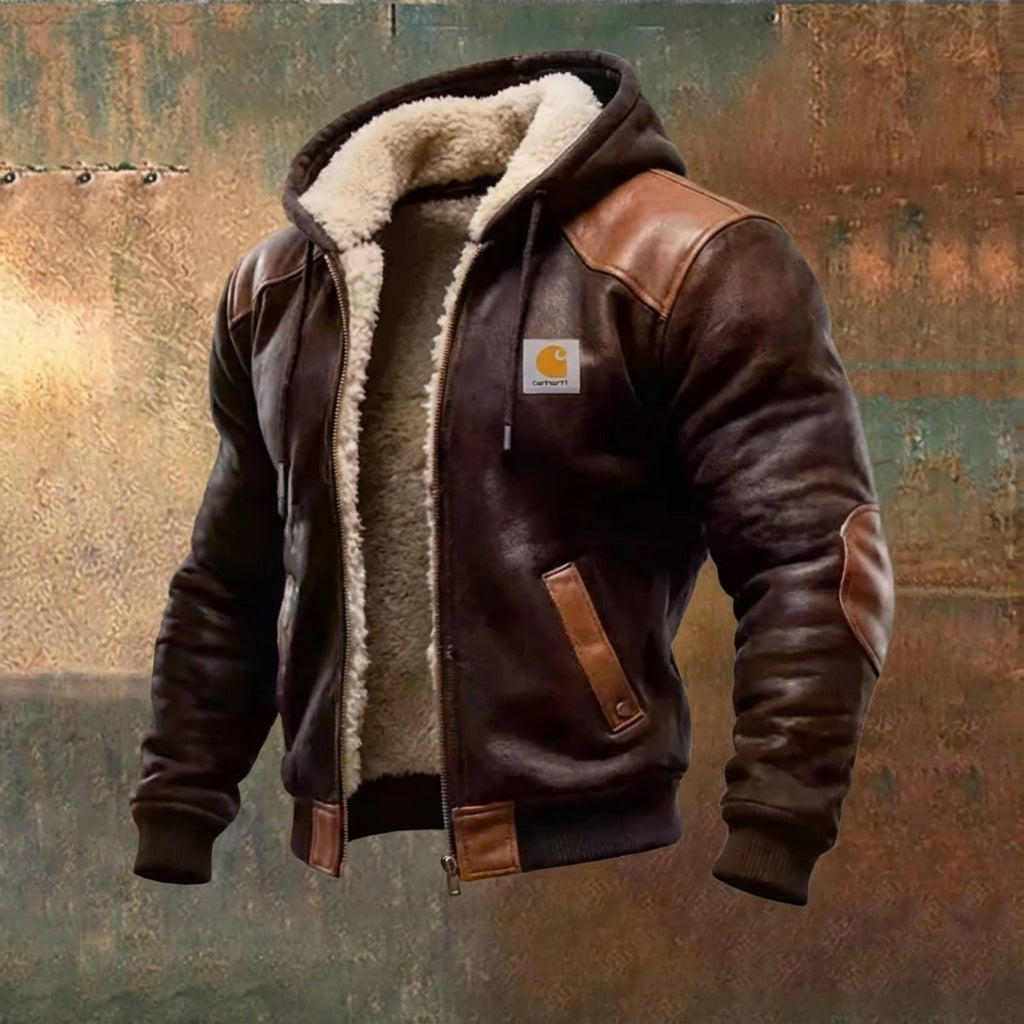 Herrwert | Premium Sherpa-Winterjacke