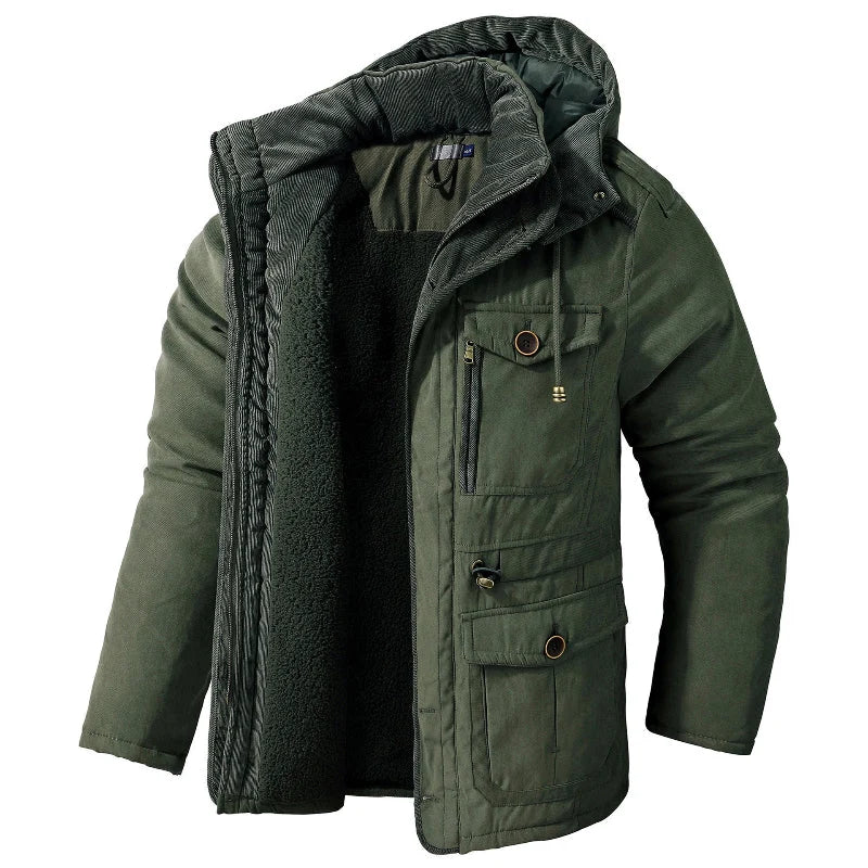 Herrwert | Warmer Herren-Winterparka für kalte Tage mit zeitlosem Outdoor-Stil