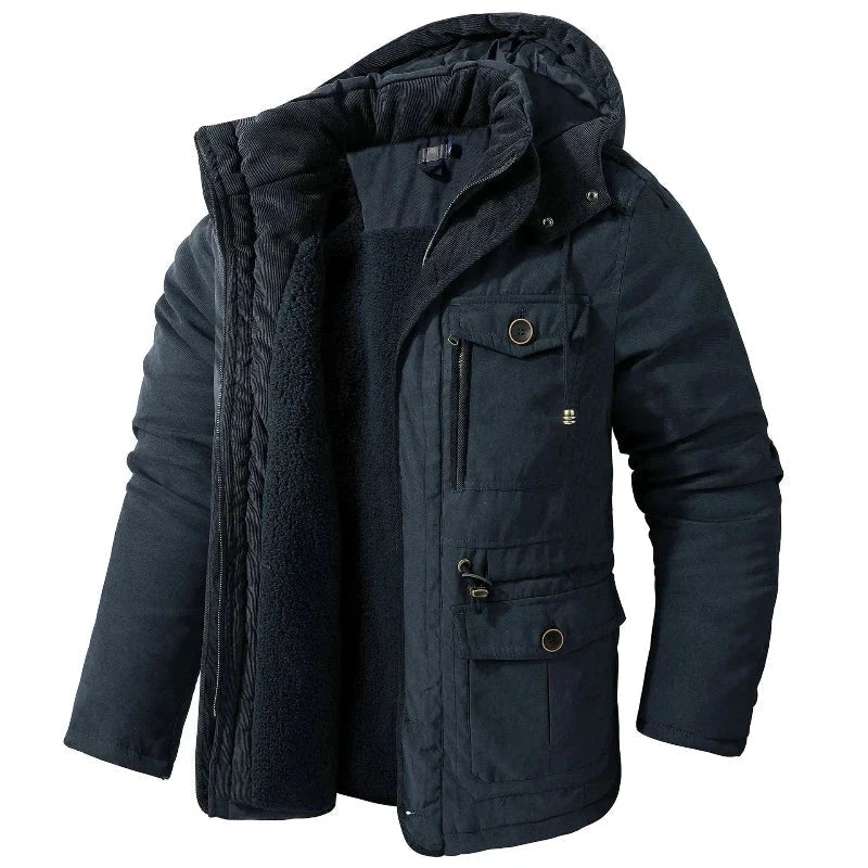 Herrwert | Warmer Herren-Winterparka für kalte Tage mit zeitlosem Outdoor-Stil