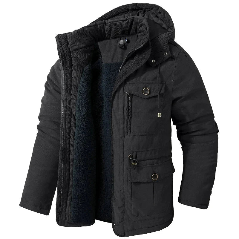 Herrwert | Warmer Herren-Winterparka für kalte Tage mit zeitlosem Outdoor-Stil