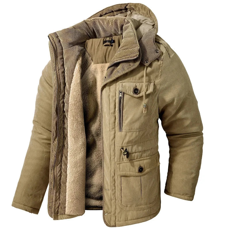 Herrwert | Warmer Herren-Winterparka für kalte Tage mit zeitlosem Outdoor-Stil