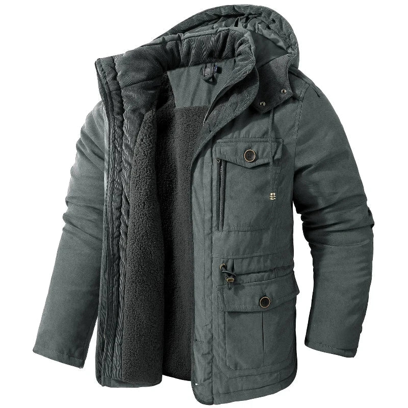 Herrwert | Warmer Herren-Winterparka für kalte Tage mit zeitlosem Outdoor-Stil