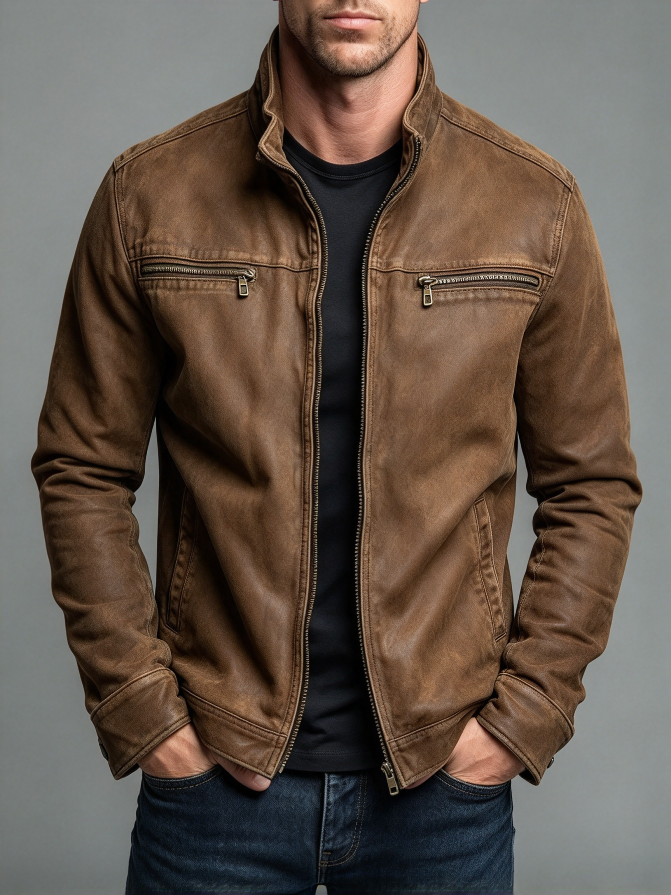 🔥50% Rabatt🔥 Herrwert | Herren Field Jacket im Vintage-Militärstil