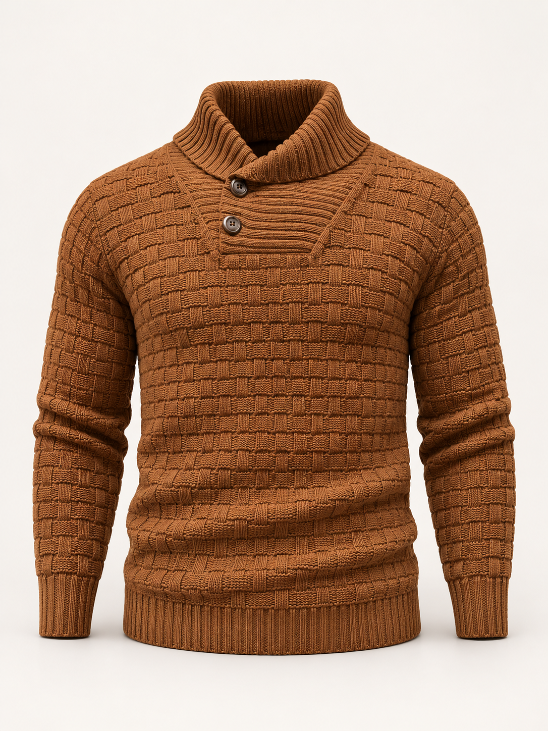 Herrwert | Herren Grobstrickpullover im klassischen Stil für Herbst und Winter