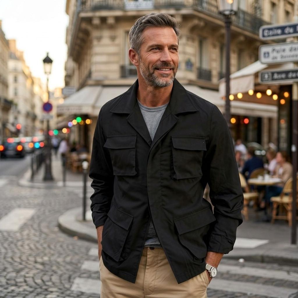 Neuer Herren-Mittellanger Trenchcoat, Frühling Herbst Lässiger Offen zu tragender Übermantel, Europäischer Amerikanischer Stil Outwear