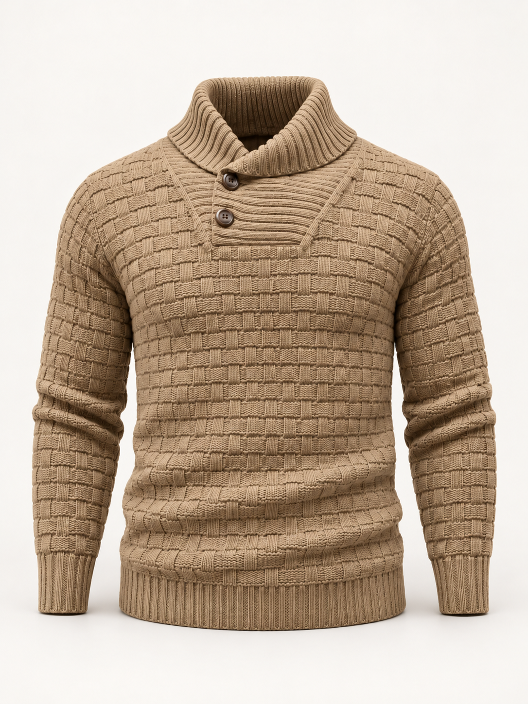 Herrwert | Herren Grobstrickpullover im klassischen Stil für Herbst und Winter