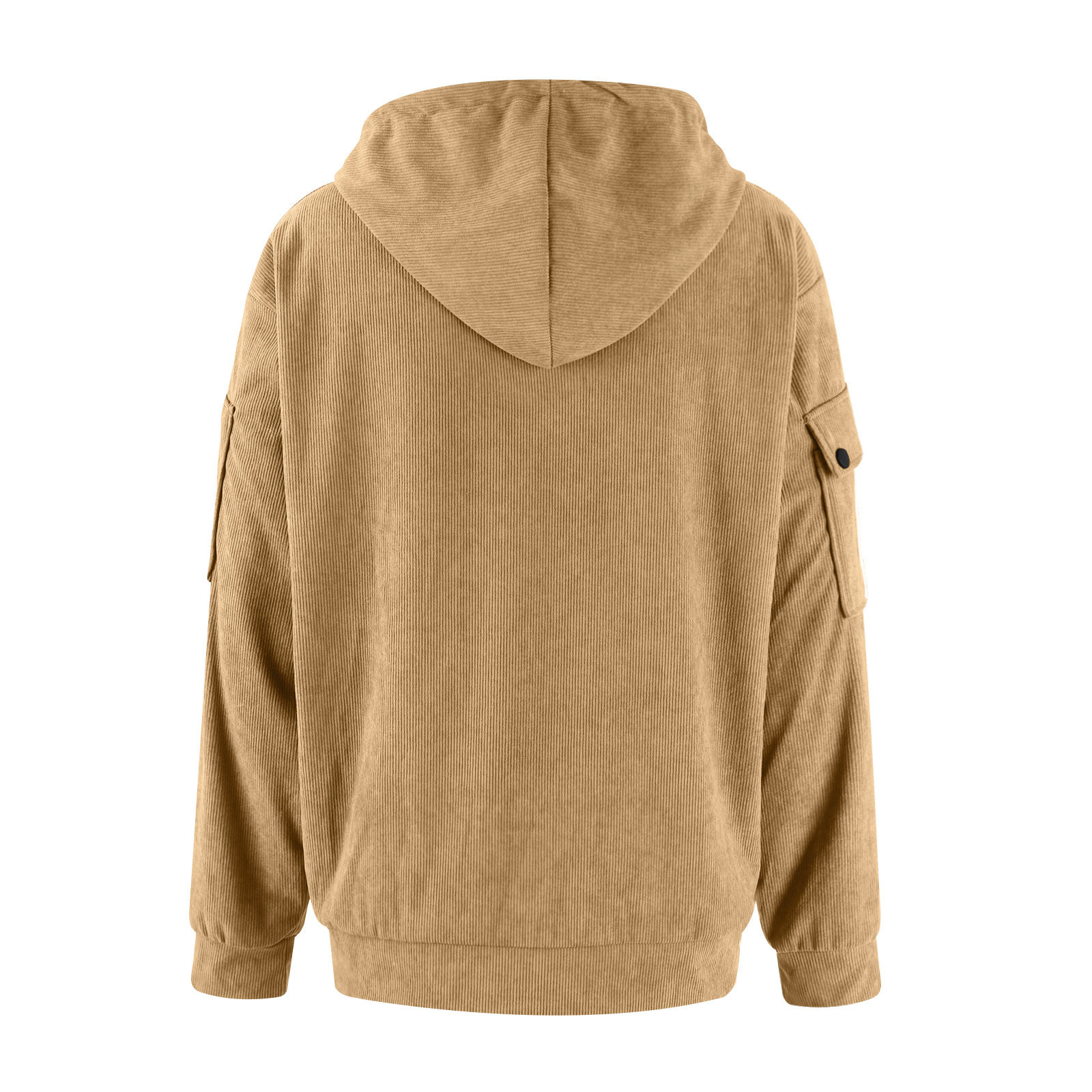 Herrwert | Herren Kapuzenpullover mit Half-Zip und praktischen Reißverschlusstaschen