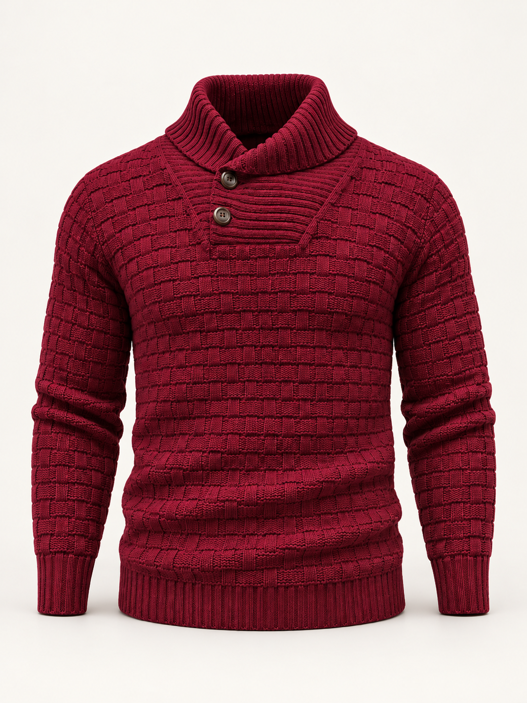 Herrwert | Herren Grobstrickpullover im klassischen Stil für Herbst und Winter