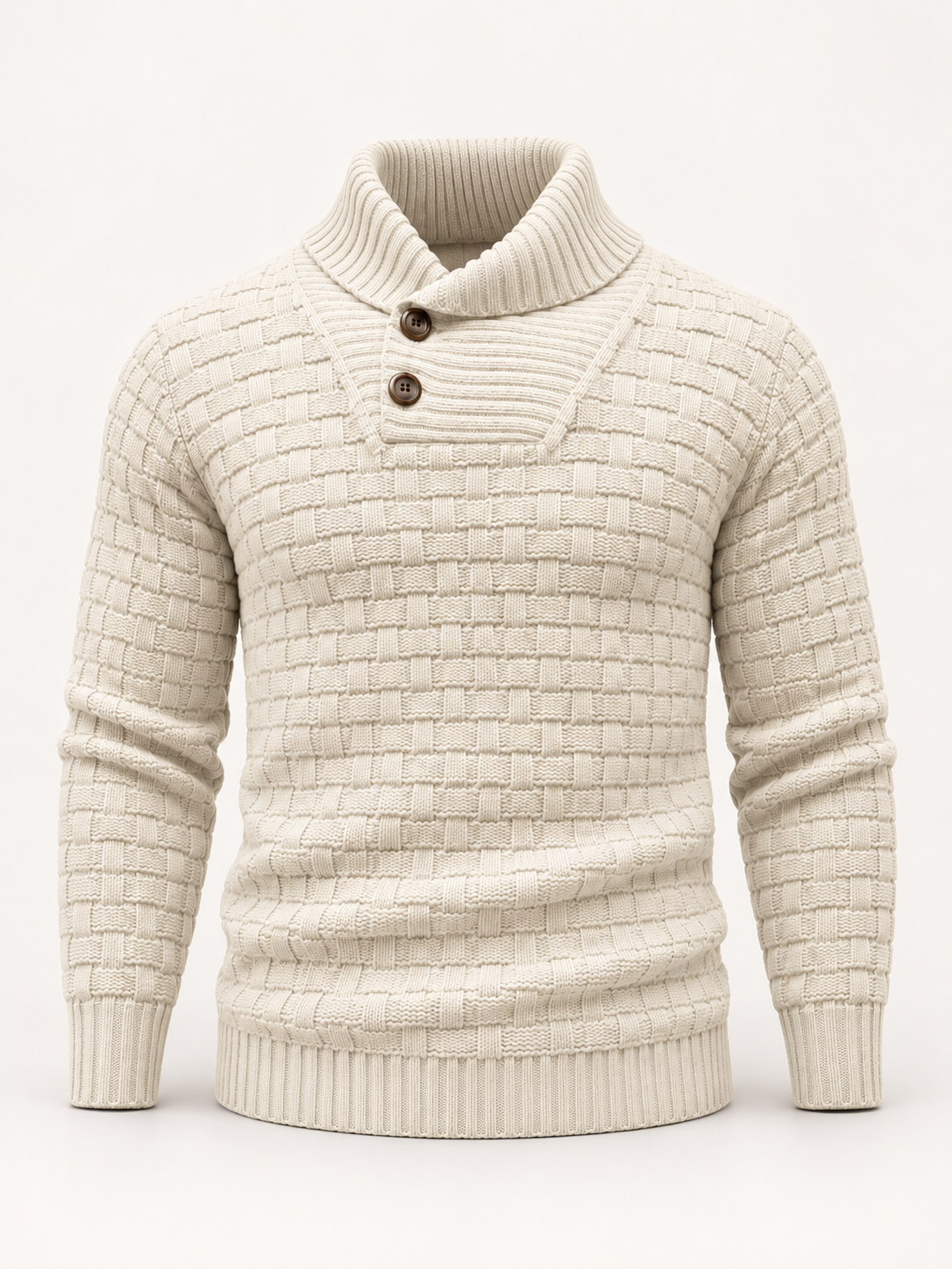Herrwert | Herren Grobstrickpullover im klassischen Stil für Herbst und Winter