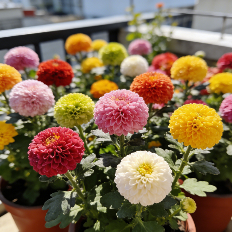 🏵️ Farebné mini semienka chryzantémy – dlhotrvajúce kvitnutie 🌼