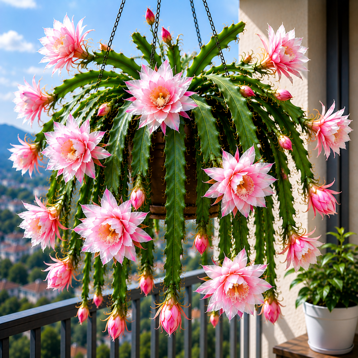 💫 Vzácny kaktus orchidey Epiphyllum 🌸 Vzácny kvet, ktorý každý obdivuje