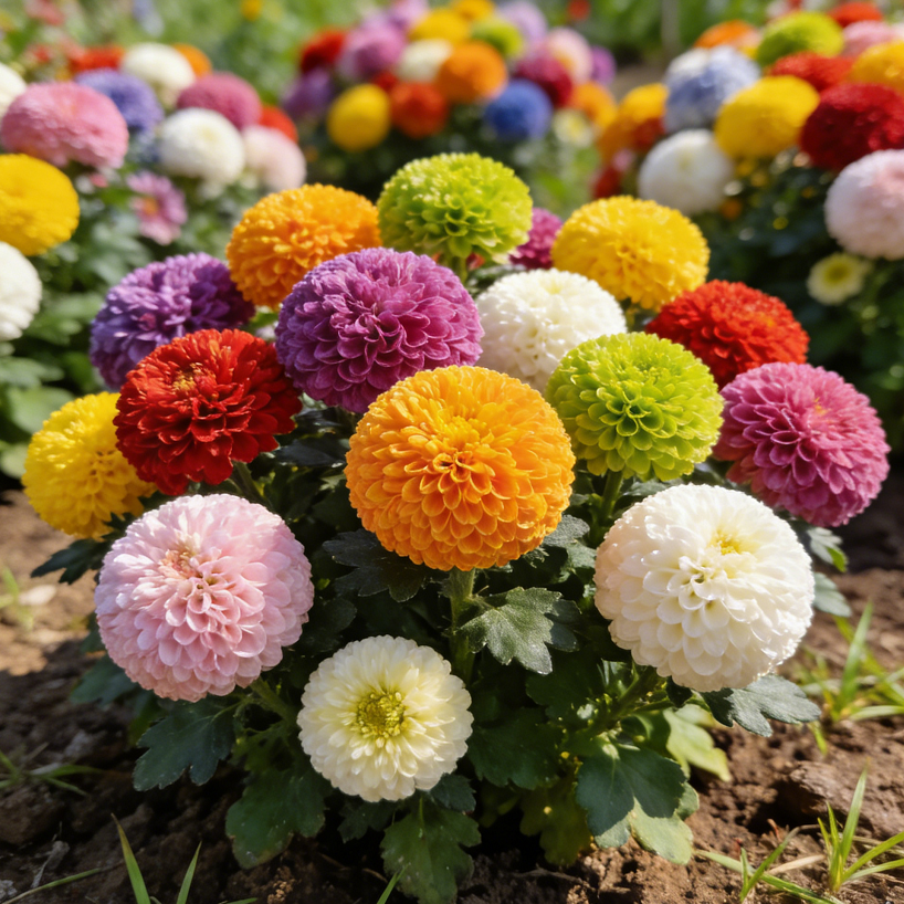 🏵️ Farebné mini semienka chryzantémy – dlhotrvajúce kvitnutie 🌼