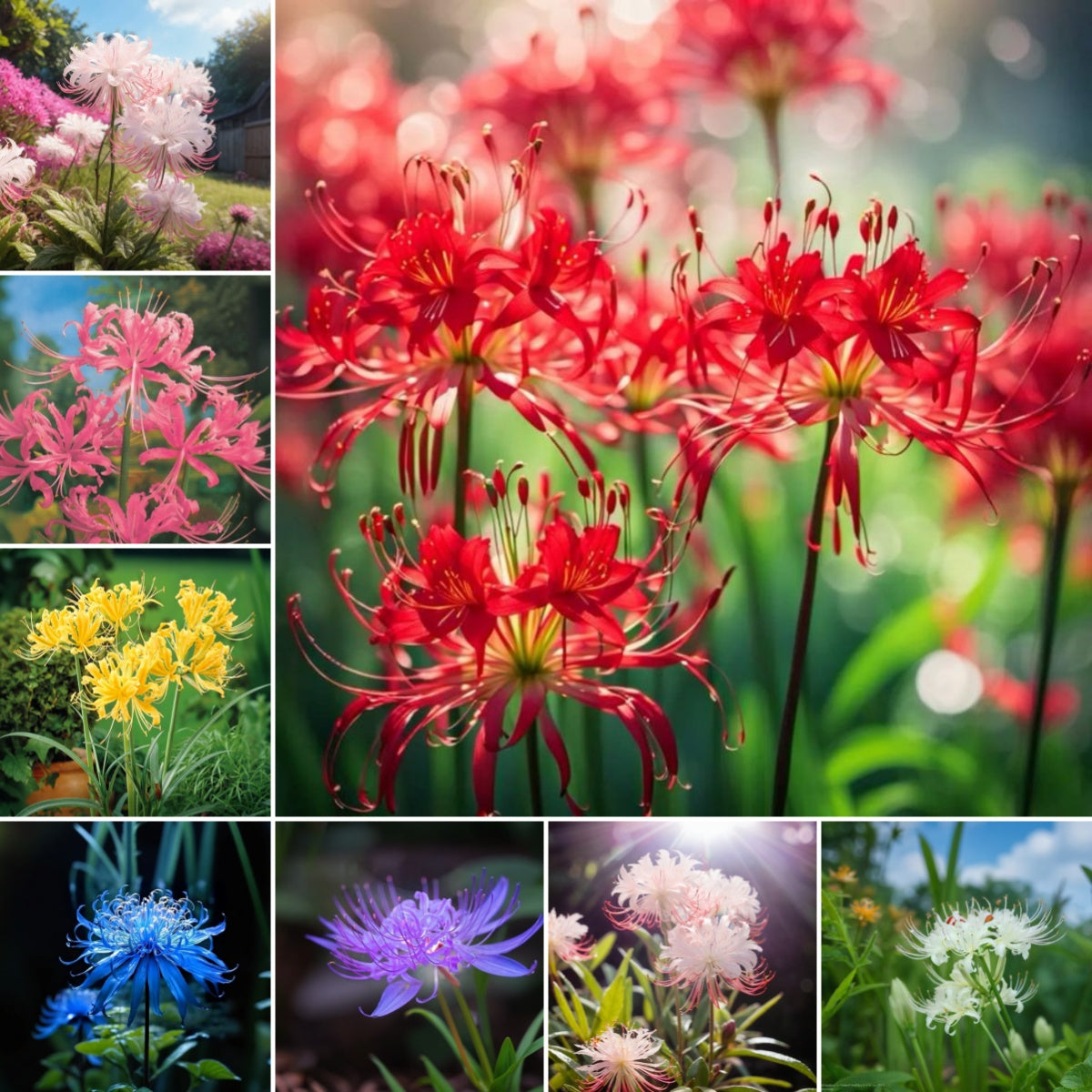 💙🌺 Modrá pavúčia ľalia – exotická vzácna kráska pre vašu záhradu!