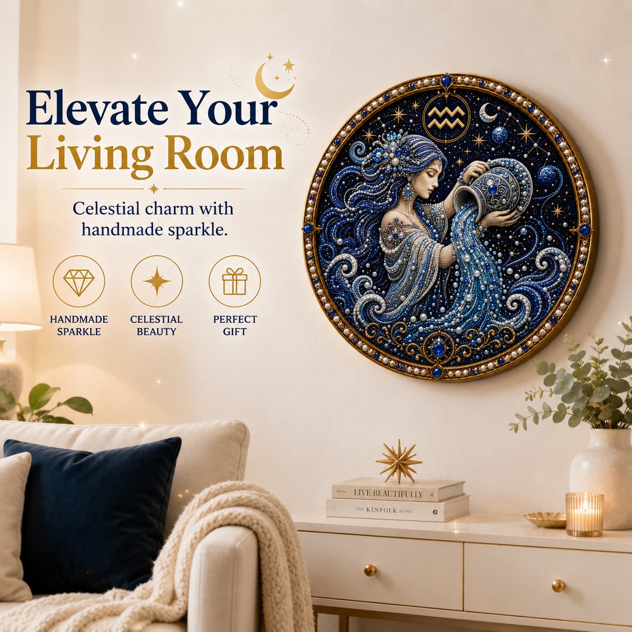 Decorazione quadro zodiacale per casa e camera