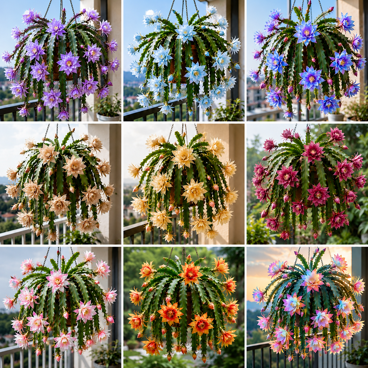 💫 Vzácny kaktus orchidey Epiphyllum 🌸 Vzácny kvet, ktorý každý obdivuje